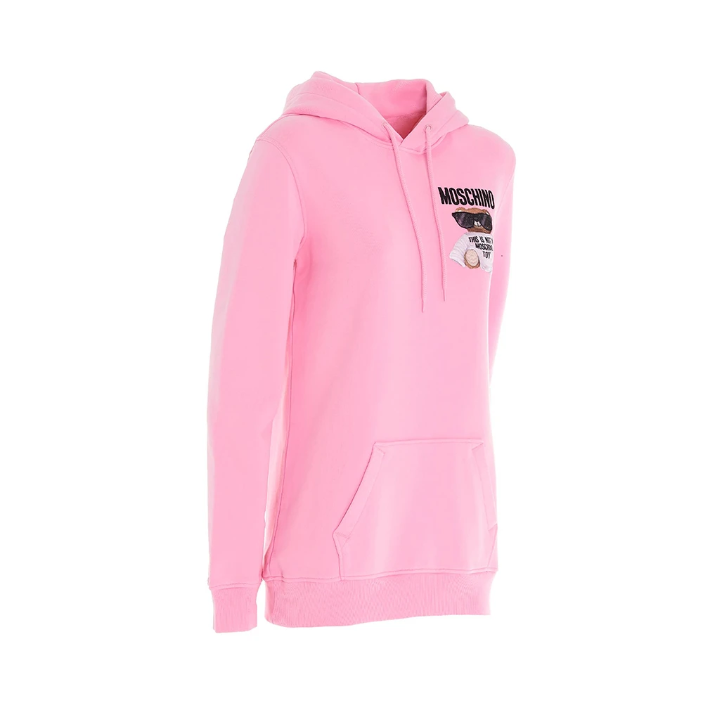 MOSCHINO 女士粉色连帽卫衣 V1709-5527-1222 商品