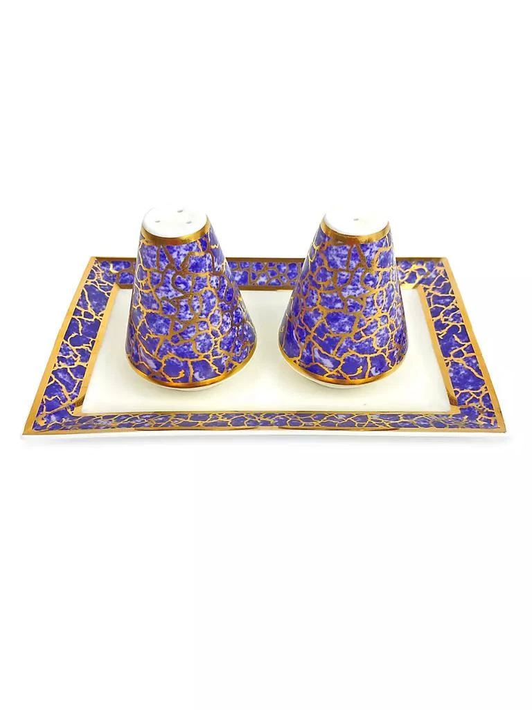 商品Michael Wainwright|Amalfi Blue Salt & Pepper Shakers & Tray,价格¥936,第1张图片