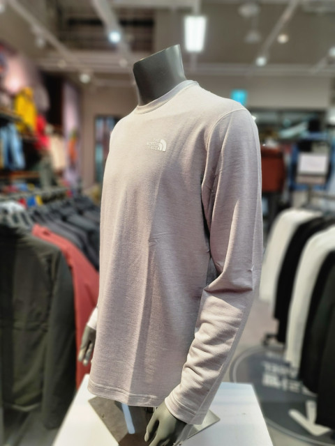 【Brilliant|包邮包税】北面户外 男士 MERINO 毛 长袖 T恤 L/S R/TEE 2A-LGY NI7TN55C商品第5张图片规格展示