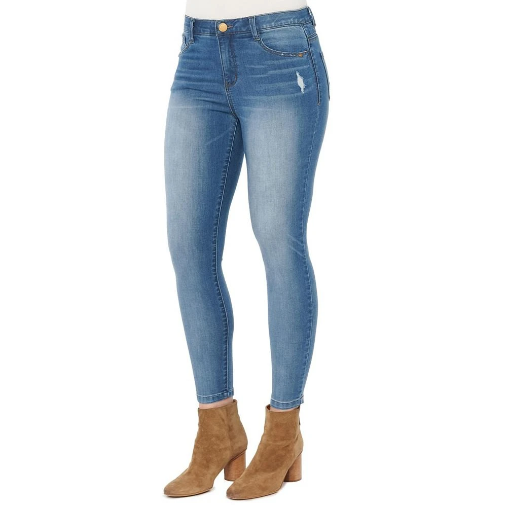 商品Democracy|Women's "Ab"Solution High Rise Elastic Waistband Ankle Jeans,价格¥626,第2张图片详细描述