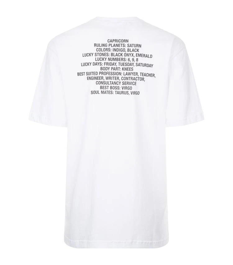 商品Vetements|Capricorn Horoscope T-Shirt,价格¥520,第2张图片详细描述