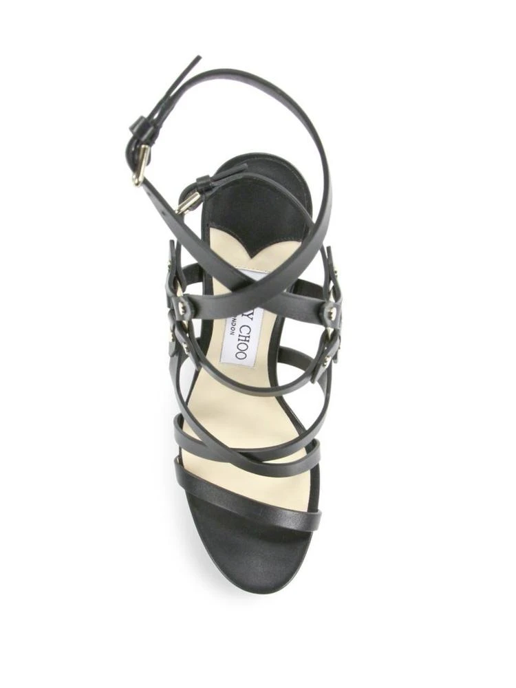 商品Jimmy Choo|Monica Leather Sandals,价格¥2848,第4张图片详细描述