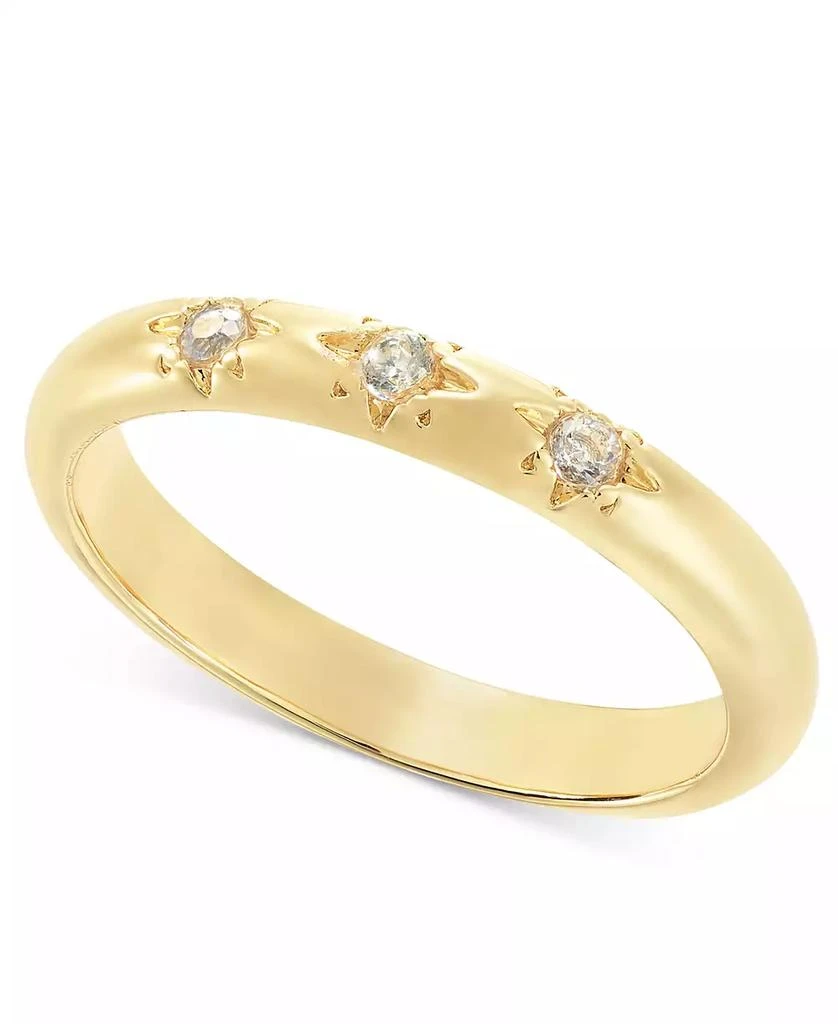 商品On 34th|Gold-Tone Crystal Band Ring, Created for Macy's,价格¥89,第1张图片