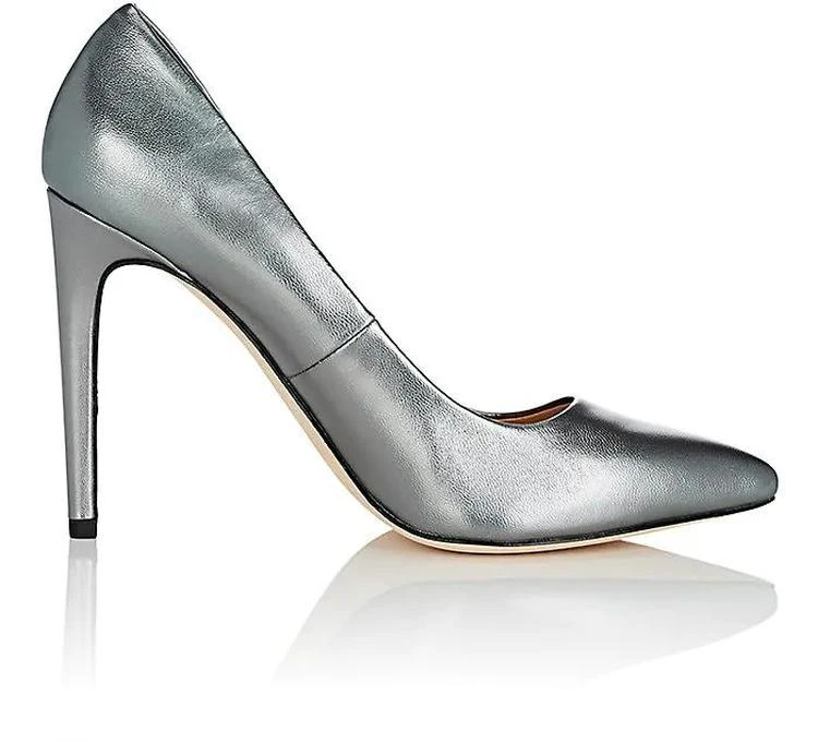 商品Halston Heritage|Shirley Metallic Leather Pumps,价格¥1184,第1张图片