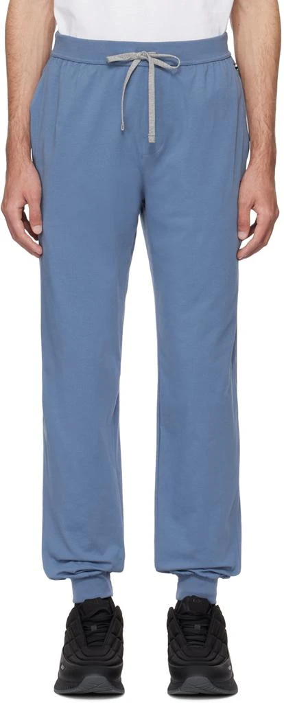 商品Hugo Boss|Blue Embroidered Sweatpants,价格¥283,第1张图片