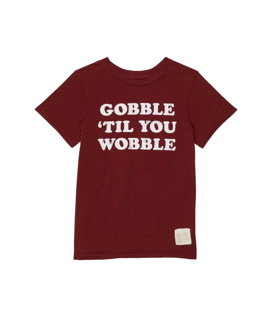 商品The Original Retro Brand|Cotton Gobble Till You Wobble Crew Neck Tee (Little Kids/Big Kids),价格¥122,第1张图片