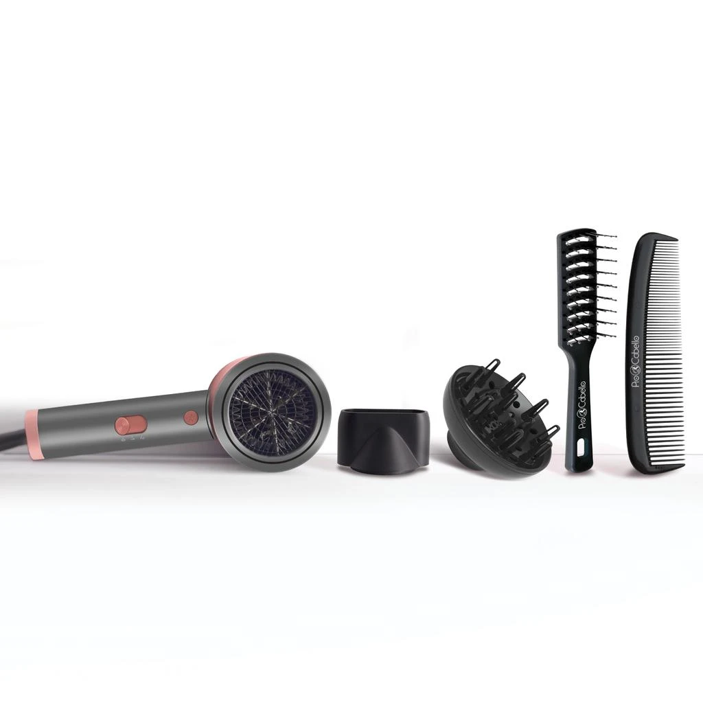 商品Procabello|Mini Magic Turbo Power Blower - Rose Gold & Grey,价格¥637,第3张图片详细描述