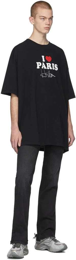 商品Vetements|SSENSE Exclusive Black 'I Love Paris' 独家款T恤,价格¥2267,第5张图片详细描述