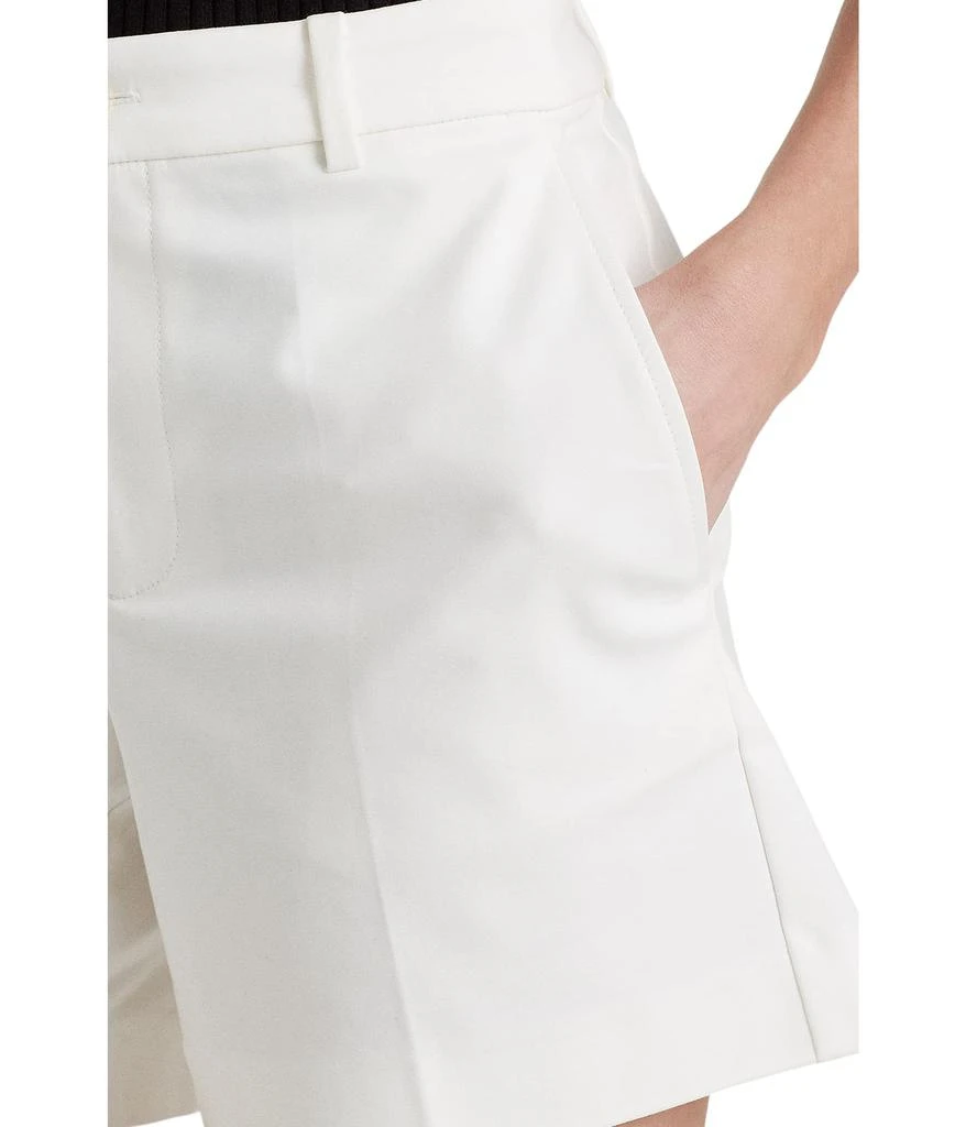 商品Ralph Lauren|Pleated Stretch Cotton Shorts,价格¥731,第3张图片详细描述