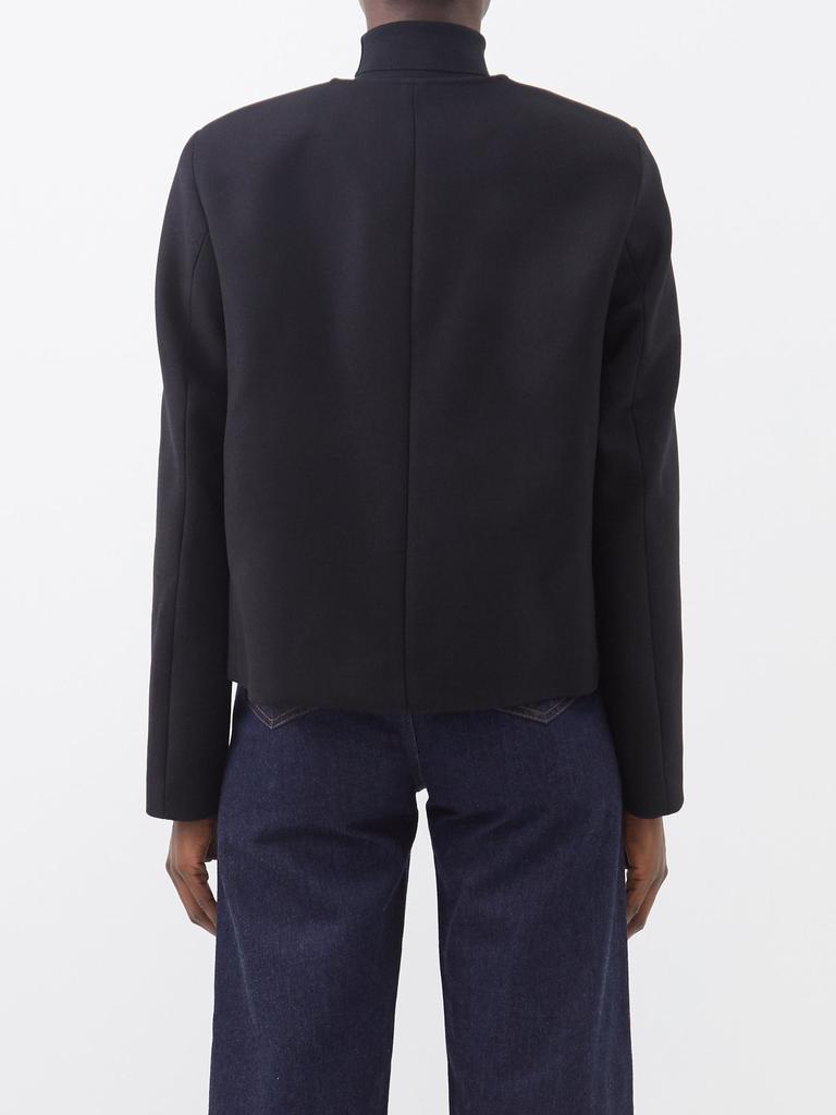 商品Totême|Collarless wool-twill jacket,价格¥4242,第7张图片详细描述