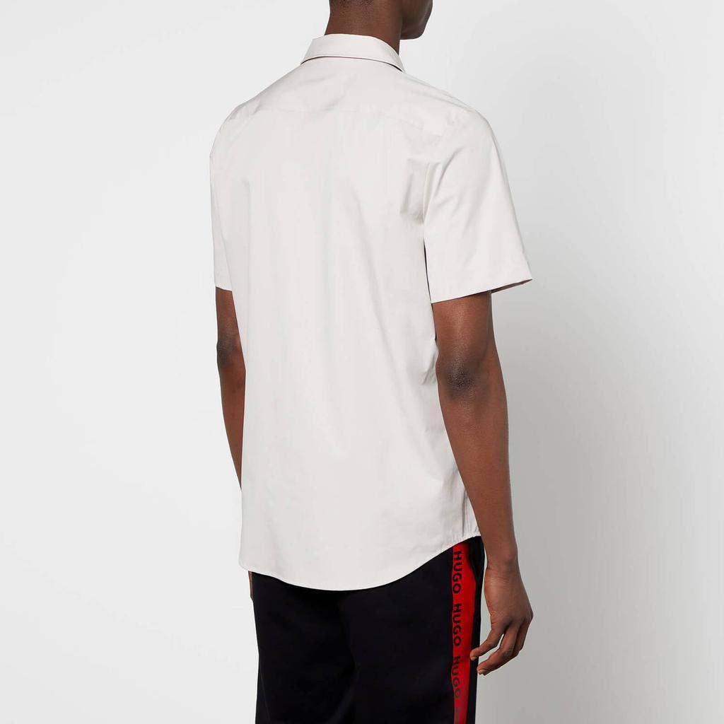 商品Hugo Boss|HUGO Men's Ellino Short Sleeve Shirt - Light Beige,价格¥527,第4张图片详细描述