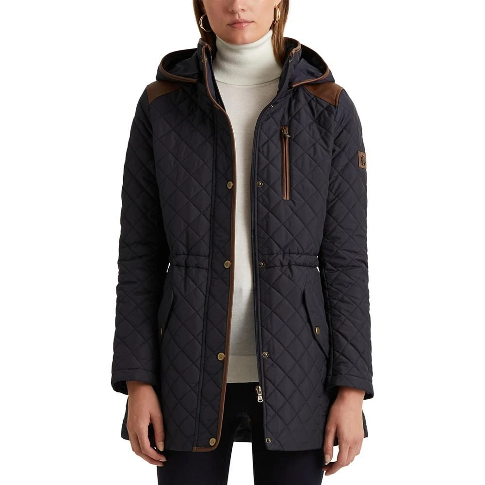 商品Ralph Lauren|Women's Quilted Hooded Coat, Created for Macy's,价格¥1222,第1张图片