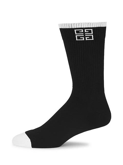 商品Givenchy|4G Cotton-Blend Socks,价格¥893,第1张图片