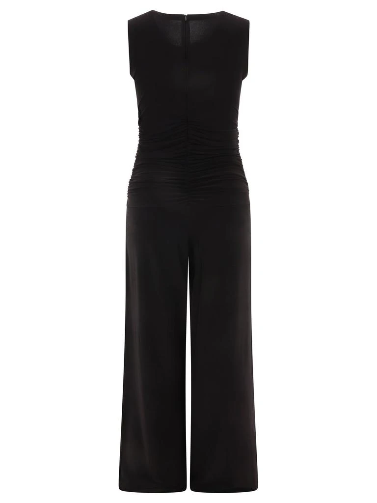 商品Norma Kamali|Shirred Waist Jumpsuit Dresses Black,价格¥615,第2张图片详细描述