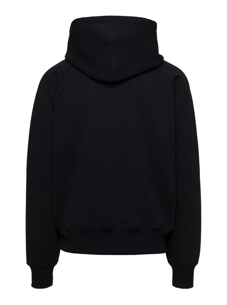 商品AMI|AMI Paris Ami de Coeur Logo-Printed Drawstring Hoodie,价格¥1305,第2张图片详细描述