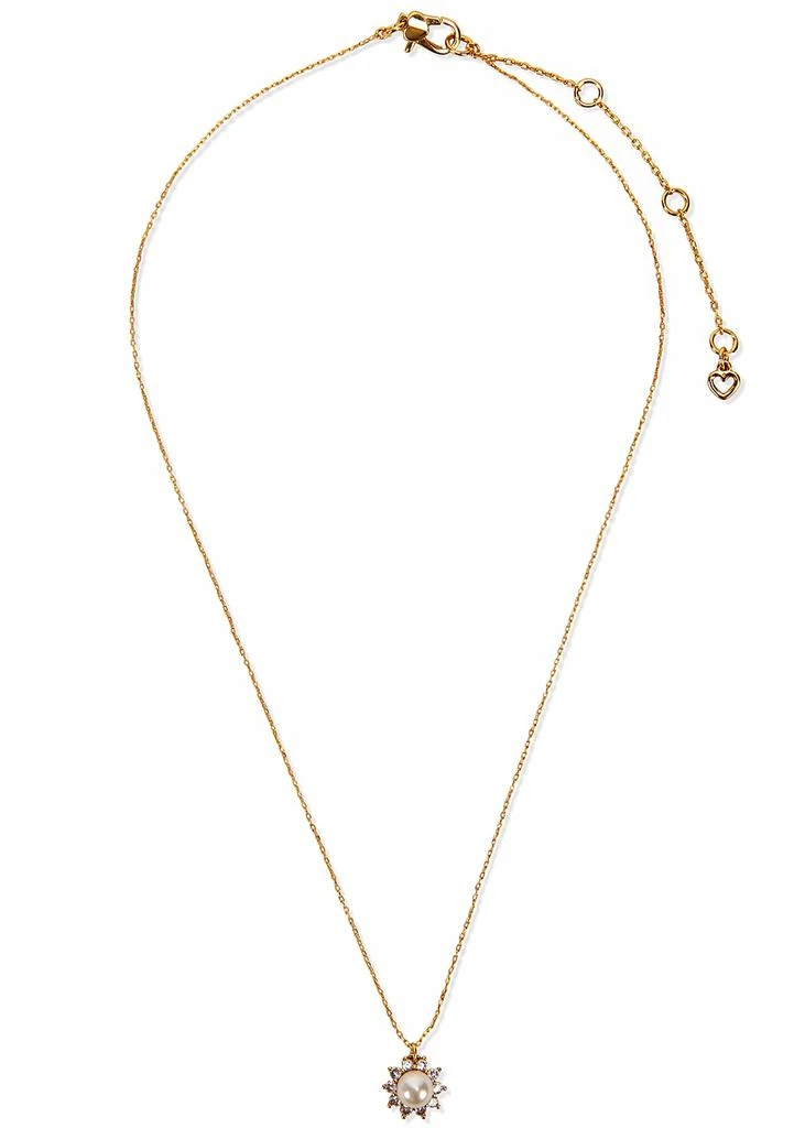 商品Kate Spade|Sunny Halo embellished gold-plated necklace,价格¥659,第1张图片