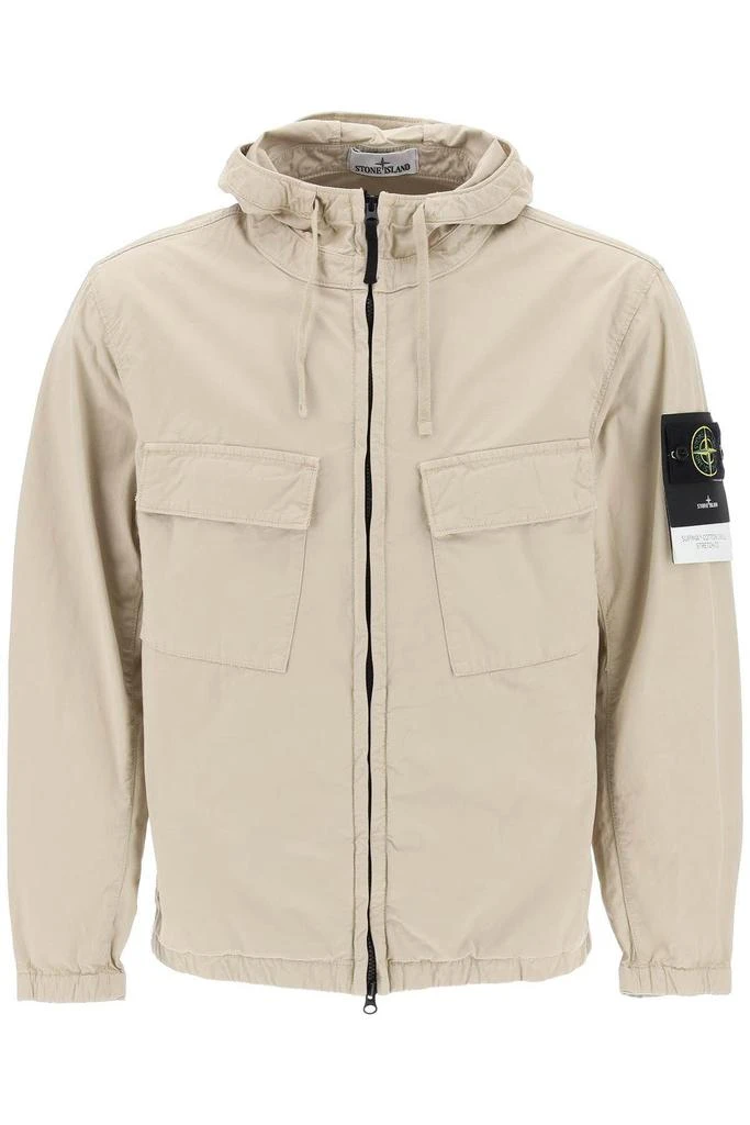 商品Stone Island|Supima Cotton Twill Stretch-TC jacket,价格¥3151,第1张图片