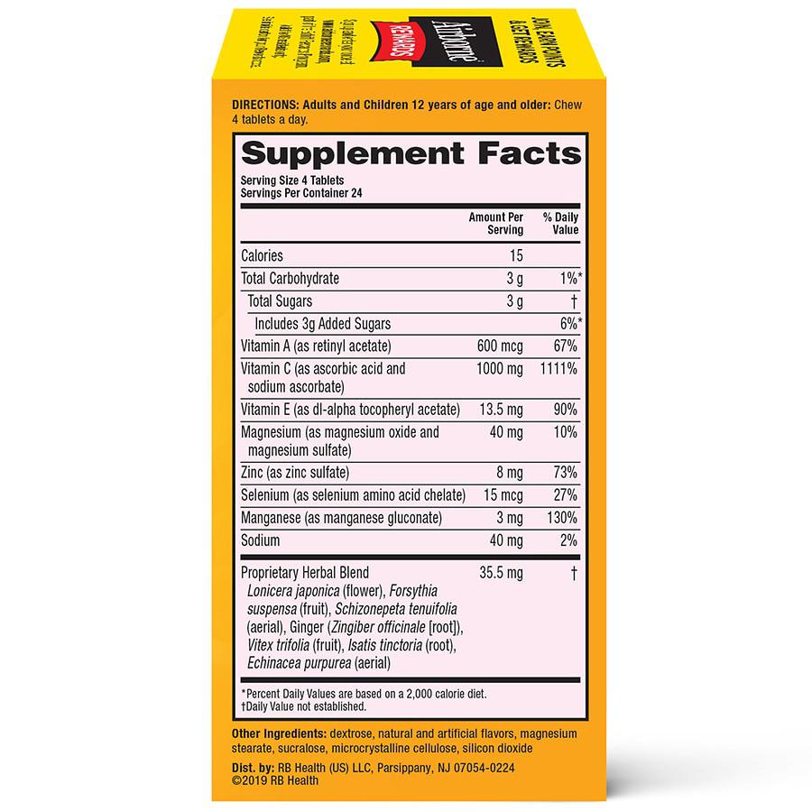 Immune Support Effervescent Minerals & Herbs with Vitamin C, E, Zinc Citrus商品第4张图片规格展示
