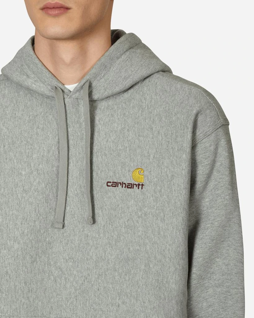 商品Carhartt WIP|American Script Hooded Sweatshirt Grey,价格¥1118,第5张图片详细描述