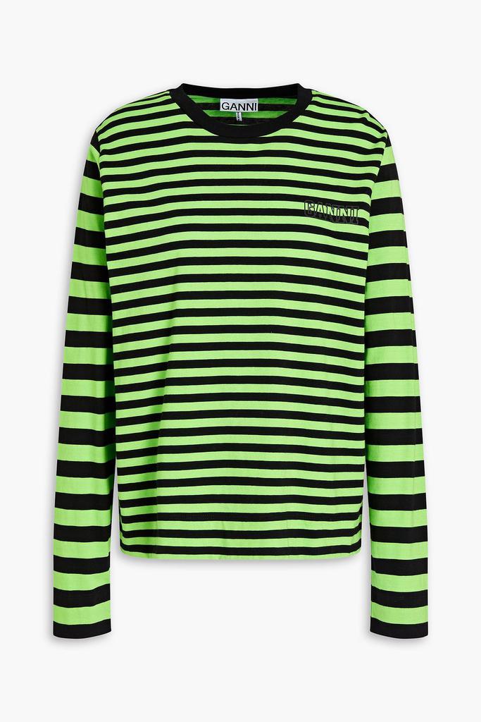 Striped organic cotton-jersey top商品第3张图片规格展示