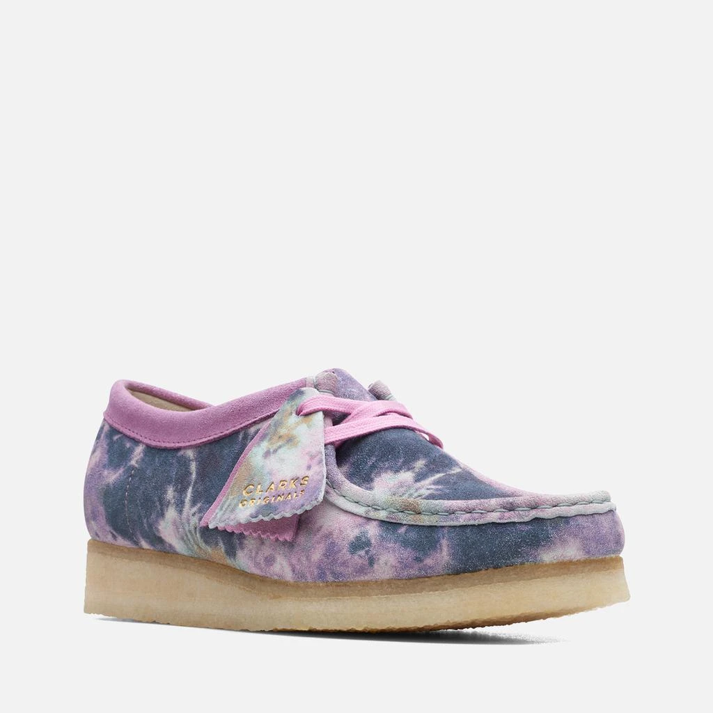 商品Clarks|Clarks Originals Wallabee Tie Dye Suede Shoes,价格¥738,第2张图片详细描述