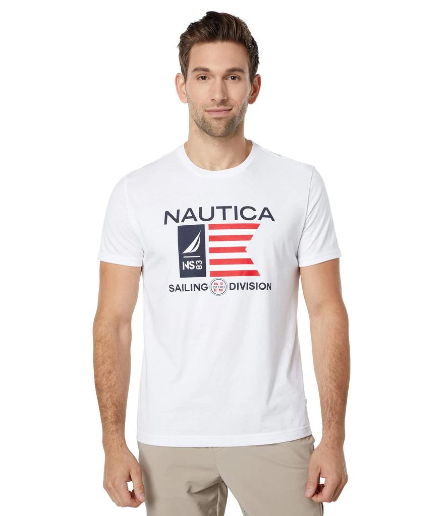 商品Nautica|Sustainably Crafted American Sailing Division Graphic T-Shirt,价格¥182,第1张图片