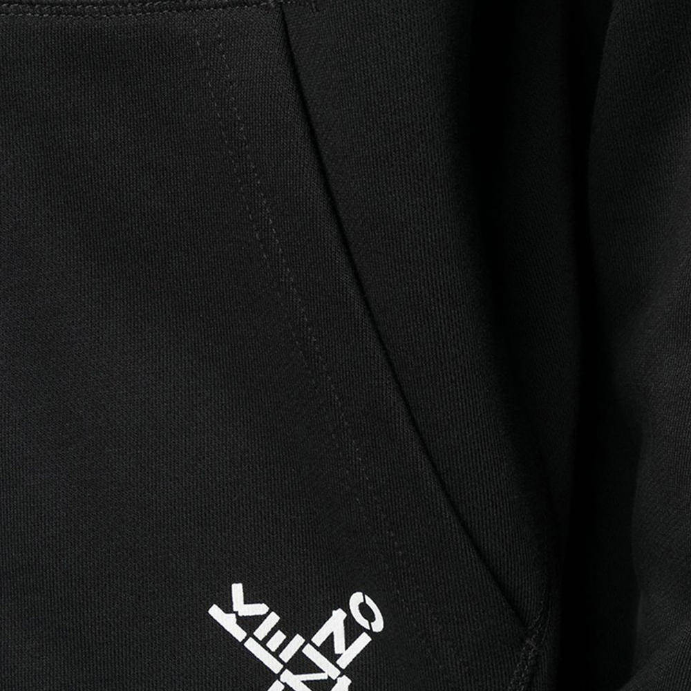 KENZO 男士黑色连帽卫衣 FA65BL7204MS-99商品第3张图片规格展示