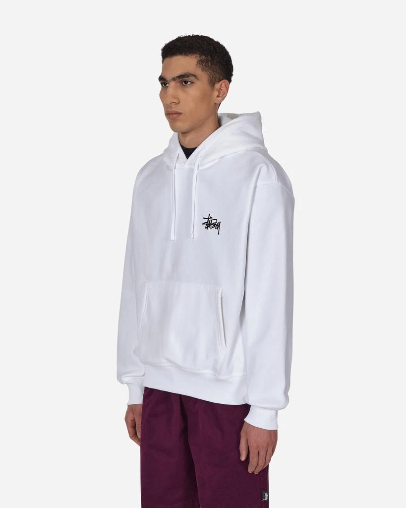 商品STUSSY|Basic Logo Hooded Sweatshirt White,价格¥925,第2张图片详细描述