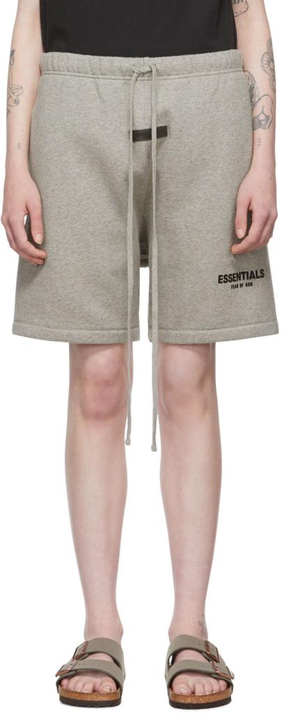 Gray Cotton Shorts商品第1张图片规格展示