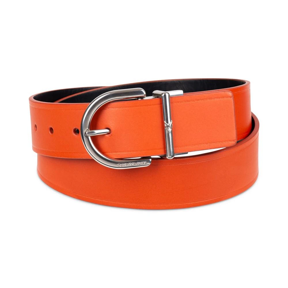 商品Calvin Klein|Men’s Two-In-One Rounded Buckle Reversible Belt,价格¥99,第1张图片