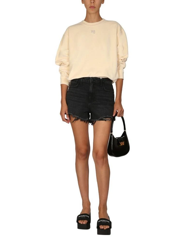 商品Alexander Wang|T by alexander wang women's white other materials sweatshirt,价格¥2986,第4张图片详细描述