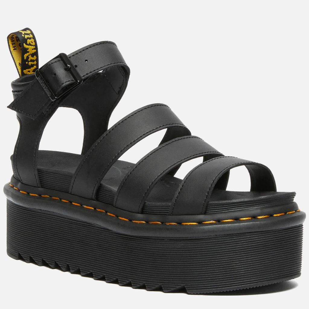 Dr. Martens Women's Blaire Quad Sandals - Black商品第2张图片规格展示