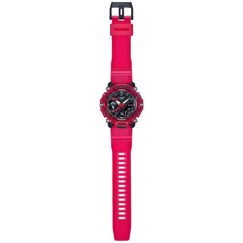 Men's Analog Digital Red Resin Strap Watch 47mm商品第2张图片规格展示