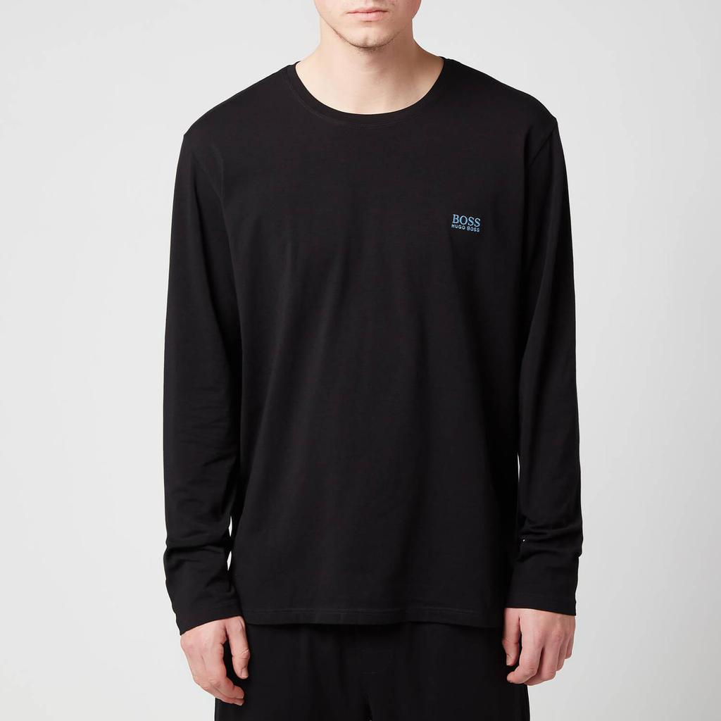 BOSS Bodywear Men's Regular Fit Longsleeve Top - Charcoal商品第1张图片规格展示