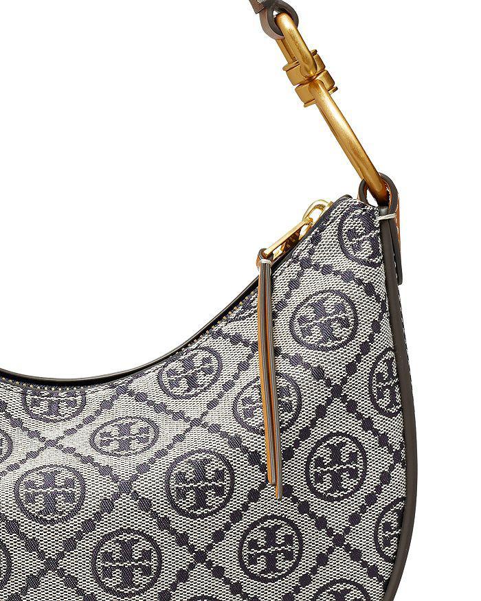 商品Tory Burch|T Monogram Mini Jacquard Crescent Bag,价格¥2925,第6张图片详细描述