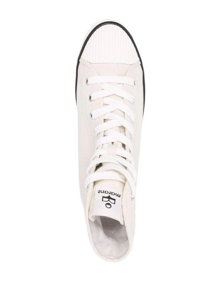 商品Isabel Marant|ISABEL MARANT logo-print lace-up sneakers,价格¥866,第4张图片详细描述