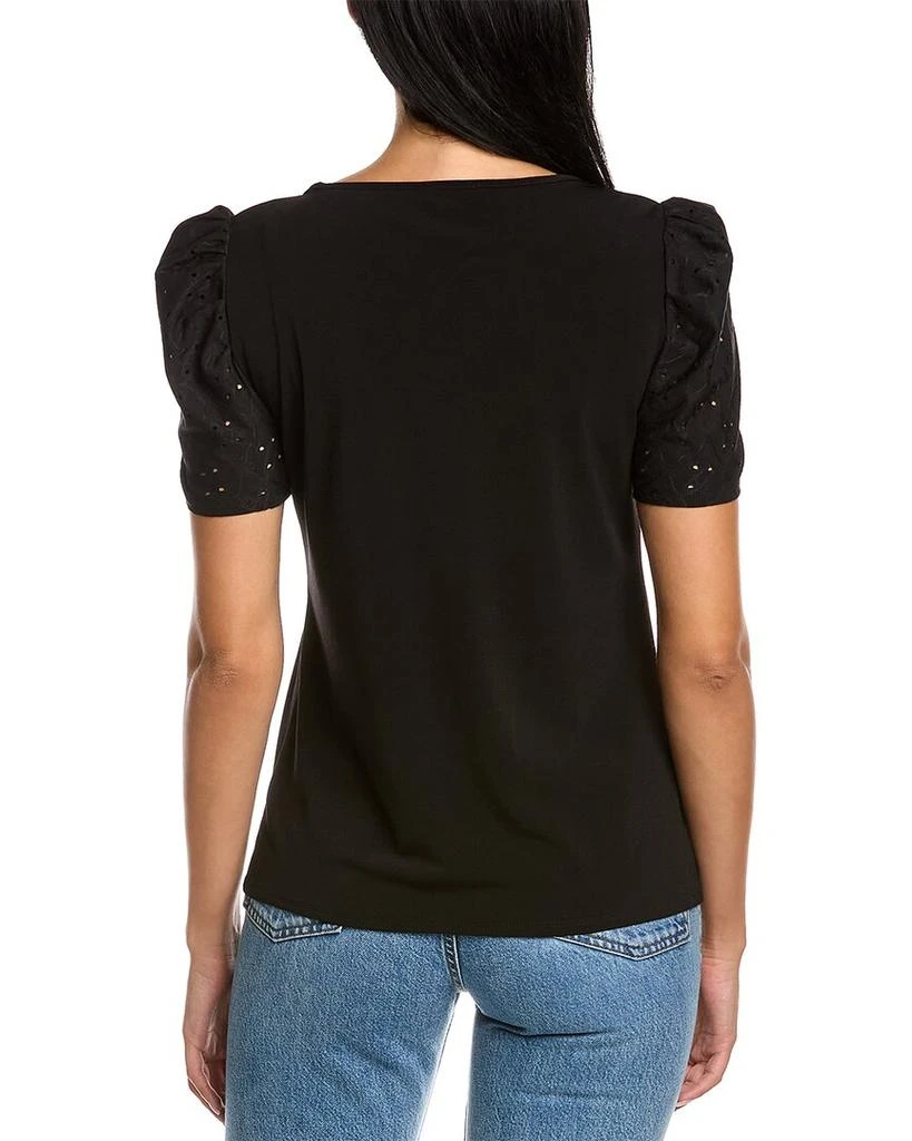 商品Vince Camuto|Vince Camuto Eyelet Puff Sleeve Top,价格¥268,第2张图片详细描述