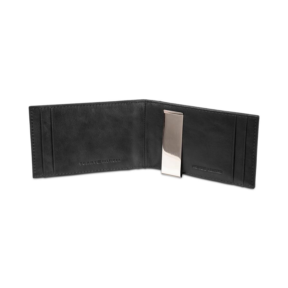 Men's RFID Front Pocket Wallet with Removable Money Clip商品第2张图片规格展示