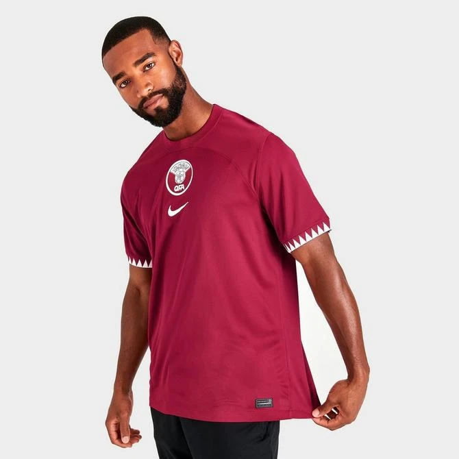 商品NIKE|Men's Nike Qatar Dri-FIT 2022-23 Stadium Home Soccer Jersey,价格¥484,第3张图片详细描述