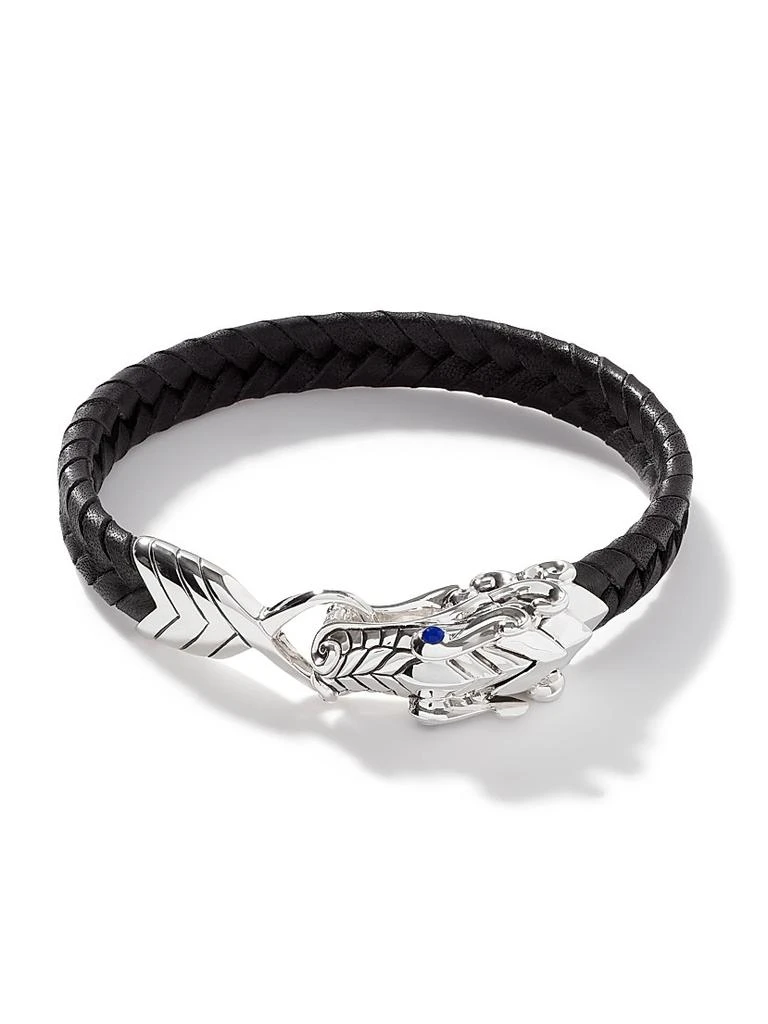 商品John Hardy|Sterling Silver Leather Legends Bracelet,价格¥6599,第3张图片详细描述