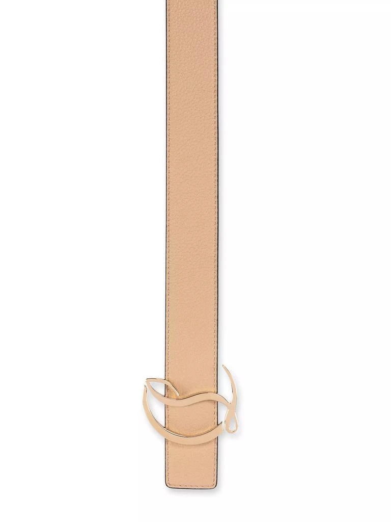 商品Christian Louboutin|CL Logo Leather Belt,价格¥3684,第3张图片详细描述