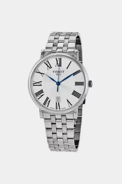 商品Tissot|Tissot Carson Premium Quartz Silver Dial Men's Watch T122.410.11.033.00,价格¥2535,第1张图片