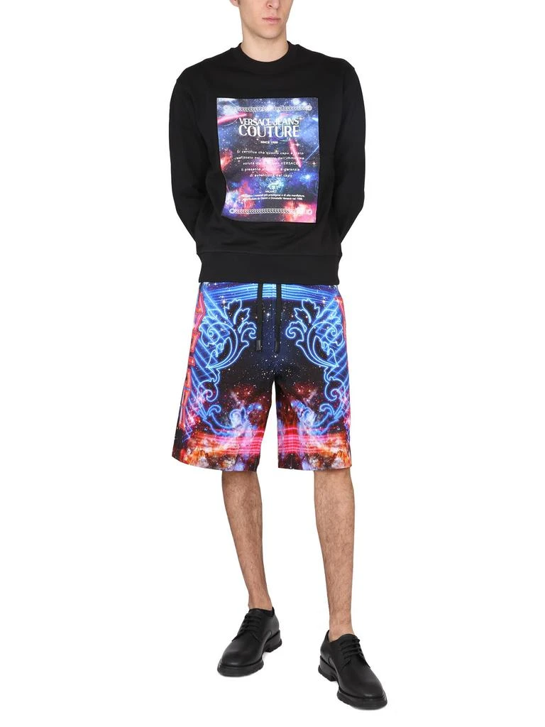 商品Versace|Versace Jeans Couture Sweatshirt With space Warranty Print,价格¥2009,第3张图片详细描述
