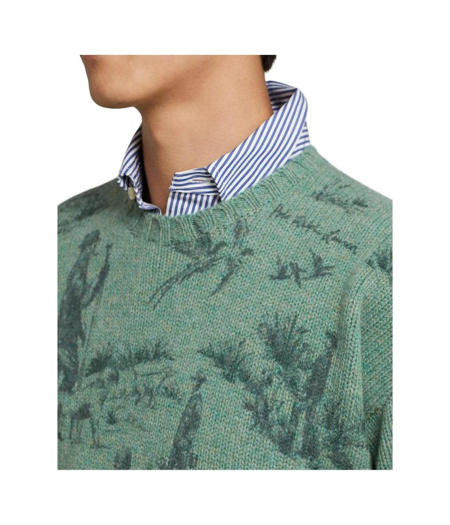 商品Ralph Lauren|Scenic-Print Wool Sweater,价格¥892,第3张图片详细描述