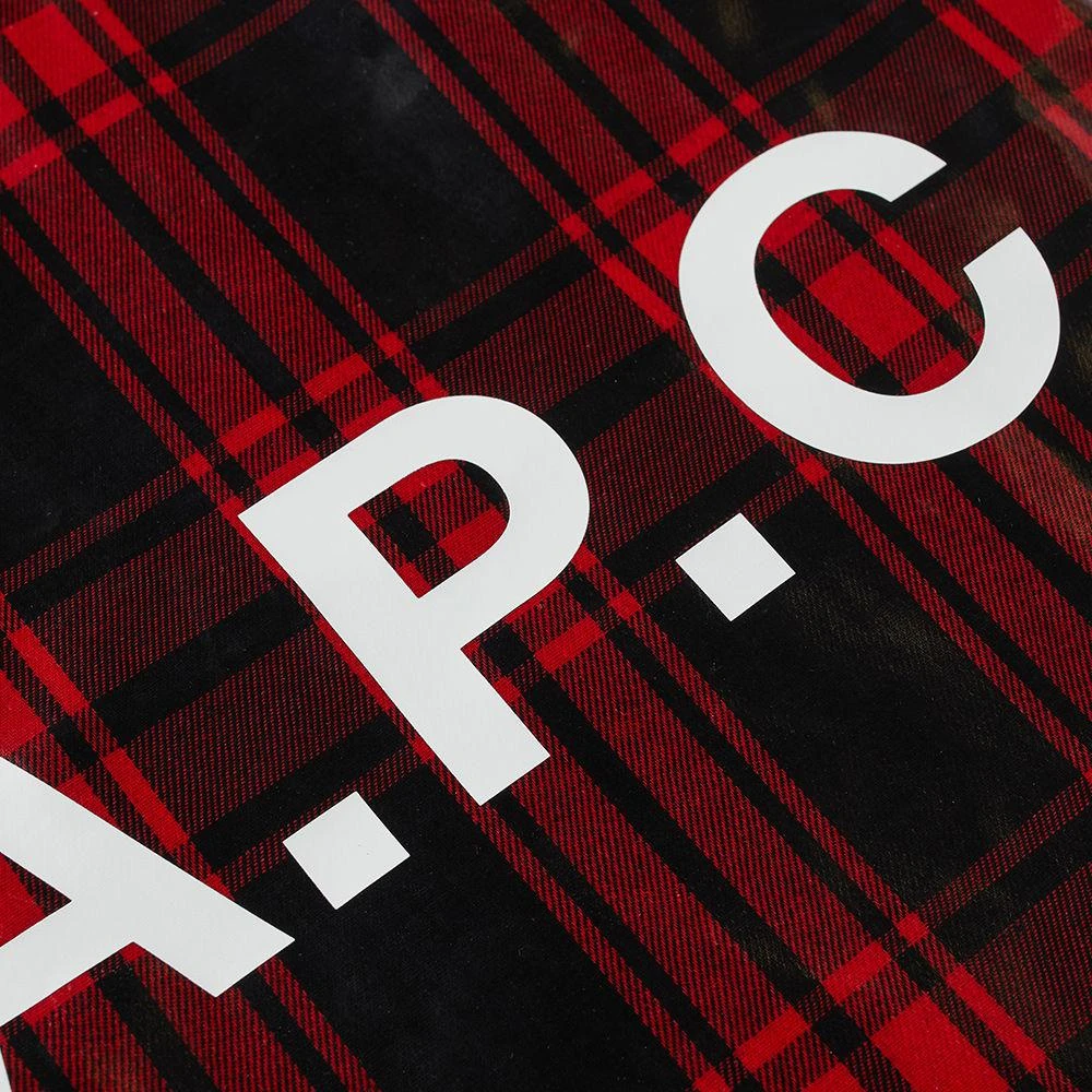 商品A.P.C.|A.P.C. Lou Check Tote Bag,价格¥437,第2张图片详细描述