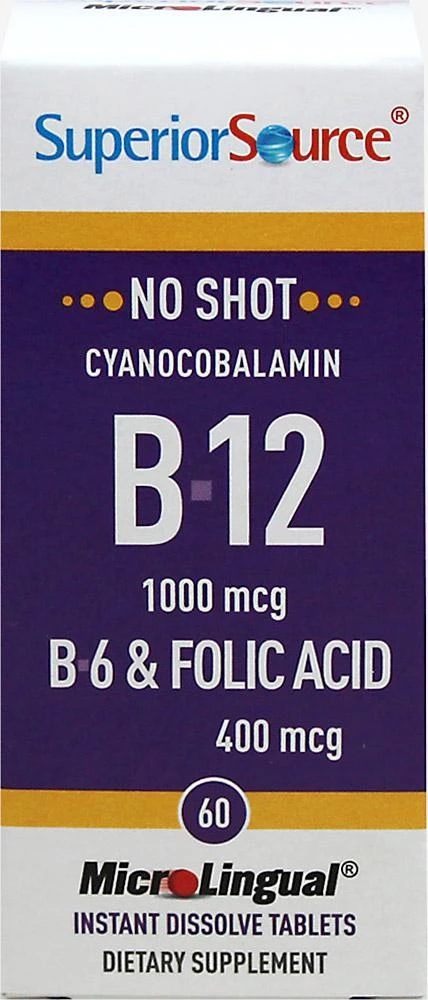 商品Superior Source|Superior Source Vitamin B-12 Cynacobalamin 1000 mcg,价格¥60,第1张图片