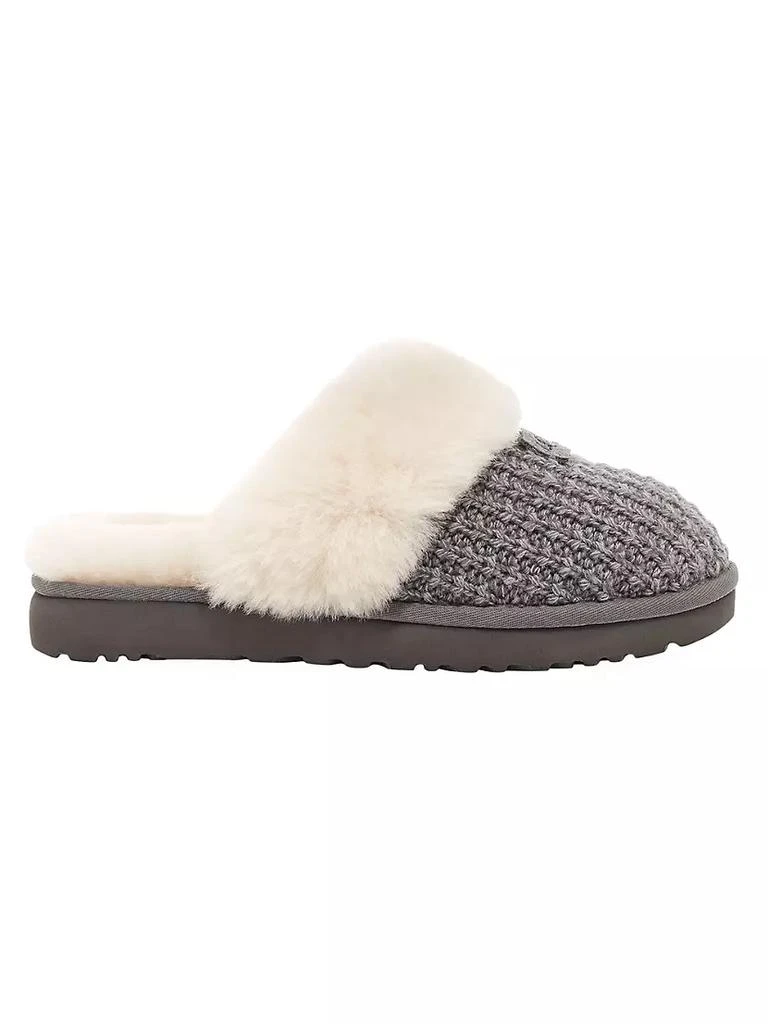 商品UGG|Cozy Sheepskin-Lined Knit Slippers,价格¥902,第1张图片