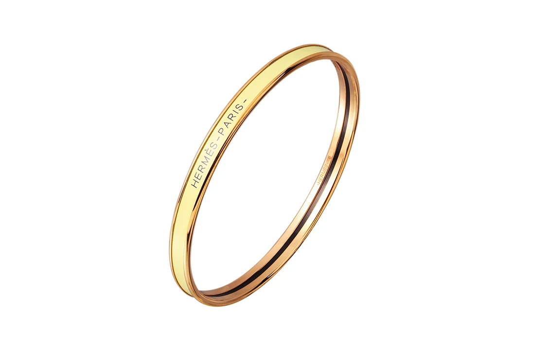 商品[国内直发] Hermes|爱马仕 精致美观 小鸡黄 手镯 女款 玫瑰金,价格¥4799,第4张图片详细描述