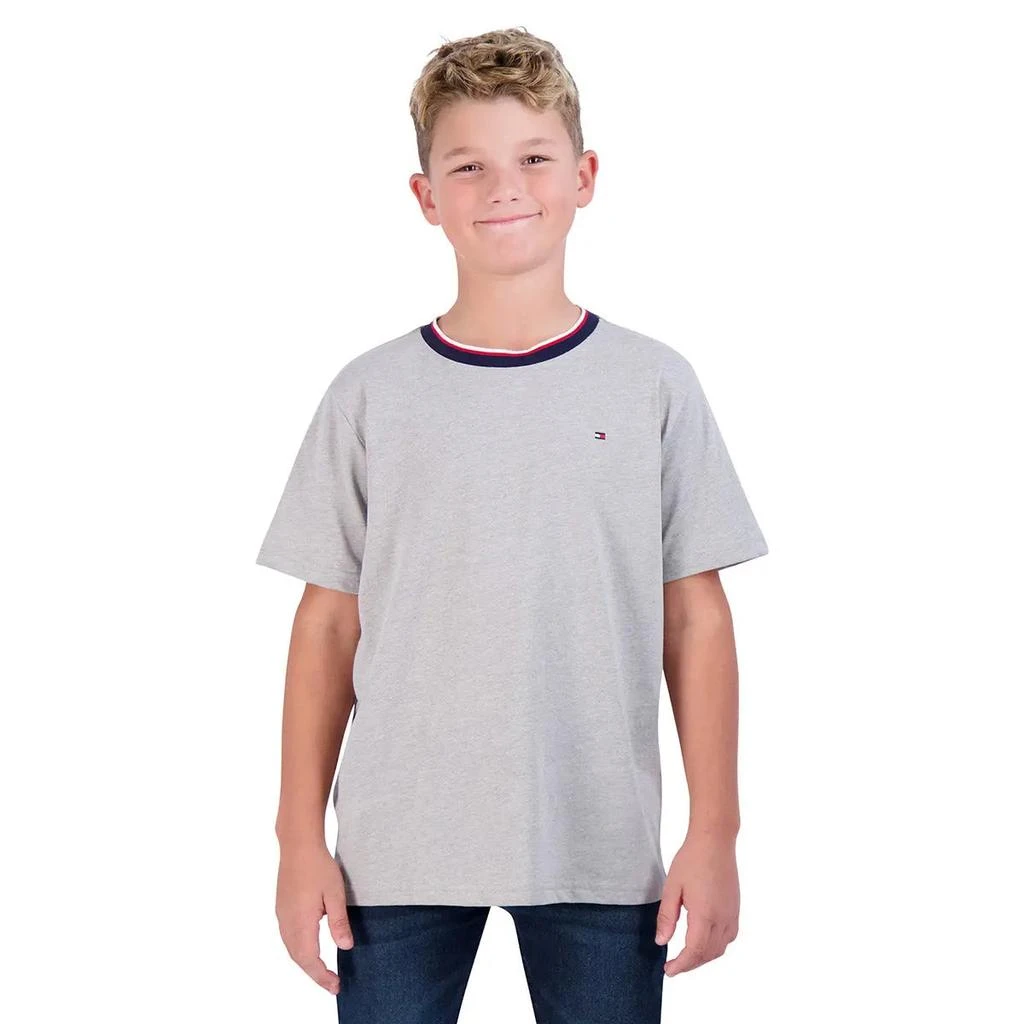 商品Tommy Hilfiger|Tommy Hilfiger Boy's YD Ringer Short Sleeve T-Shirt,价格¥92,第1张图片