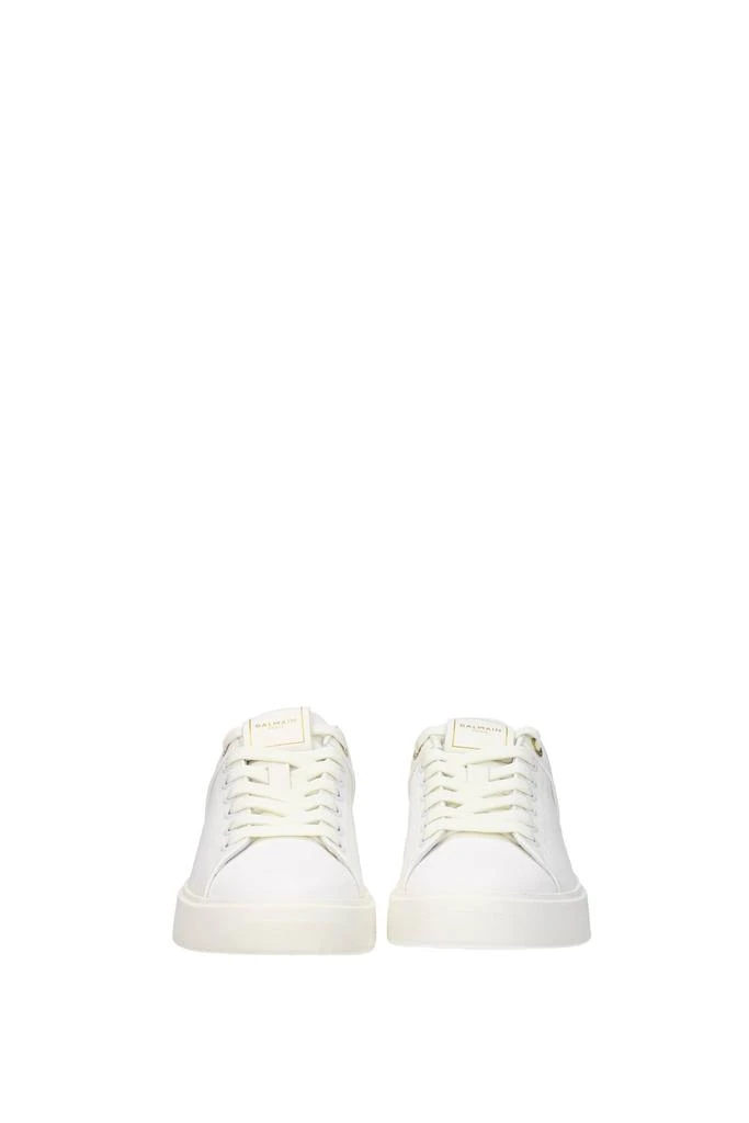 商品Balmain|Sneakers Fabric White Gold,价格¥1728,第3张图片详细描述